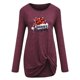 thumbnail image 4 of Camisas Navideñas Para Mujer Tops de Manga Larga Estampado de Moda Cuello Redondo Blusa Informal Kink Odeerbi  ODB198131, 4 of 5