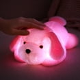 thumbnail image 2 of Light Up Puppy Stuffed Animal, Bedtime Soft Plush Toy Lying Dog Plushies, Cute Weighted Stuffed Animals, Colorful Glow Plush Puppy Gifts for Children White, 2 of 8
