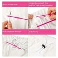 thumbnail image 3 of Enhebrador De Cordón, Fácil De Usar Rosa Rojo Herramienta De Reemplazo De Cordón De Enhebrador Fácil Ahorre Tiempo Herramienta Práctica Flexible Para Cinta Elástica Para, 3 of 8