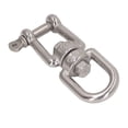 thumbnail image 1 of Conector de anillo de grillete, 304 acero inoxidable resistente a la ÓXido Profesional Doble Jackle para Columpio para Silla de Yoga, 1 of 7