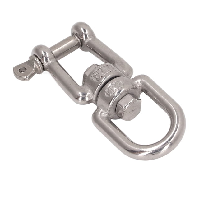 Conector de anillo de grillete, 304 acero inoxidable resistente a la ÓXido Profesional Doble Jackle para Columpio para Silla de Yoga