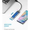thumbnail image 4 of ORICO Transparent m.2 NVME NGFF SATA SSD Enclosure Support Dual Protocol m.2 NVME+NGFF SATA SSD Disk For USB 3.1 Gen2 Type-C PCIE M Key B+M Key USB C 10Gbps Transfer Rate Solid Drive Enclosure, 4 of 6