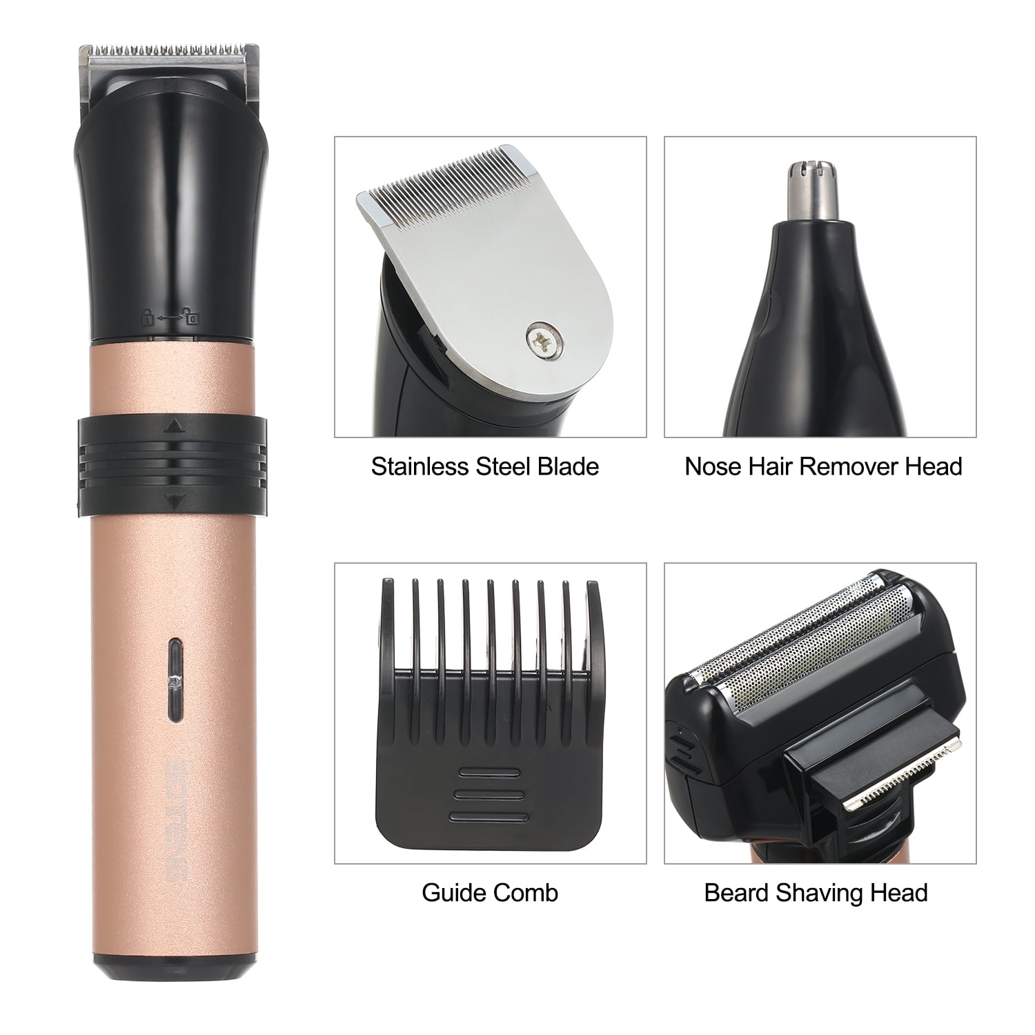 mustache and nose hair trimmer