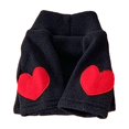 thumbnail image 5 of comerut Pet Pullover Fashionable Love Pattern Dog Shirt Comfortable Warm Cat Two-Legged Clothing Pet Supplies, 5 of 8