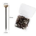 thumbnail image 2 of Uinagy Photo Frame Copper Head Nail Box Round Head Nail Picture Hanging Nail Photo Frame Nail Hardware 1 Box 60Pc, 2 of 9