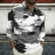 thumbnail image 1 of Blusa y camisa de manga larga con cuello vuelto para hombre, jersey de solapa con cremallera y manga larga, blusa informal estampada para San Valentín, poliéster para hombre, 1 of 5