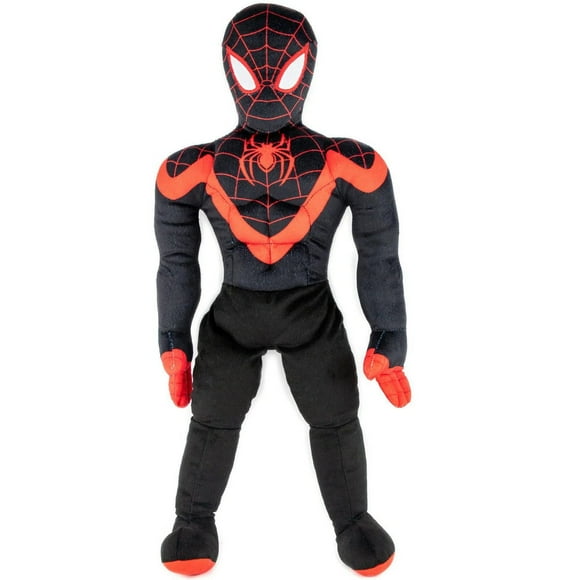 Spider-Man Miles Morales Kids Plush Cuddle and Decorative Pillow Buddy