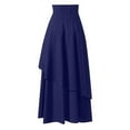 thumbnail image 4 of Sngxgn Skirts for Women with Shorts High Waist Pleated Skirts(Dark Blue,XXL), 4 of 4