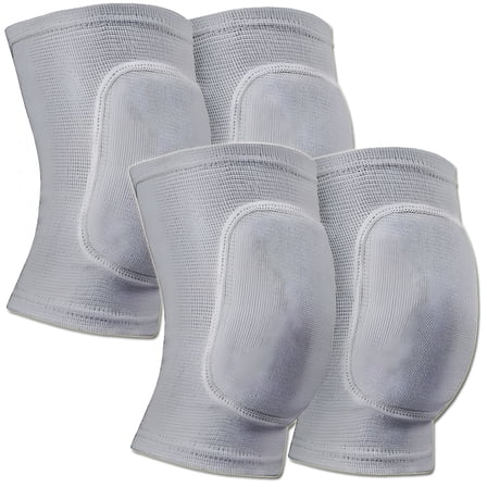 TELOLY 2-Pair Knee Pads/ Elbow Pads/ Shin Pads for Volleyball, Basketball, Football for Youth and Adults