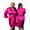 Bright Pink, variant on Short Kimono Lounge Womens Robe, Small-5XL, 26 Colors - Bride & Bridesmaid Robes, Rose Gold, 3XL/4XL