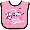 thumbnail image 3 of Inktastic For My Grandma-Breast Cancer Awareness Boys or Girls Baby Bib, 3 of 4