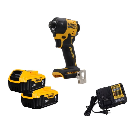 DeWalt DCF870B 20V Hydraulic Impact Driver with (2) 5Ah Batteries, & Charger