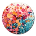 thumbnail image 2 of Designart "Oasis of Coral II" Abstract Landscape Oversized Wall Clock, 2 of 6