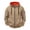 Q25 Khaki, variant on Mifsaly Zip Up Hoodie Men Long Sleeve Contrast Lined Hooded Sweatshirt with Pockets Fall Winter Daily Casual Outerwear Jacket Khaki,XXL
