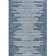 thumbnail image 3 of JONATHAN Y SANTA MONICA 8 x 10 Area Rug, Zolak Berber Stripe Geometric - Blue/Ivory, SMB124C-8, 3 of 7