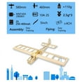 thumbnail image 4 of R03 STICK-06 AvióN 580 mm Envergadura Balsa Madera DIY AvióN EléCtrico RC Juguete VersióN Sin Ensamblar Conjunto Completo, 4 of 10