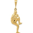 thumbnail image 1 of 14K Yellow Gold Polished 3-D Pitcher Baseball Charm (36 X 12) Made In United States c2663, 1 of 6
