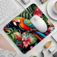 thumbnail image 2 of Parrot Square Mouse Pad, 8.3x9.8 Inch, Non-Slip Rubber Bottom, Printed Desk Mat for Office and Gaming, 2 of 6