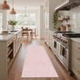 thumbnail image 5 of 2x3 Area Rug, Machine Washable Low Pile Rugs with Non Slip Backing for Entryway, Front Door, Bathroom, and Kitchen, Ribbon Bow Print Pattern, Blush Pink, 5 of 5