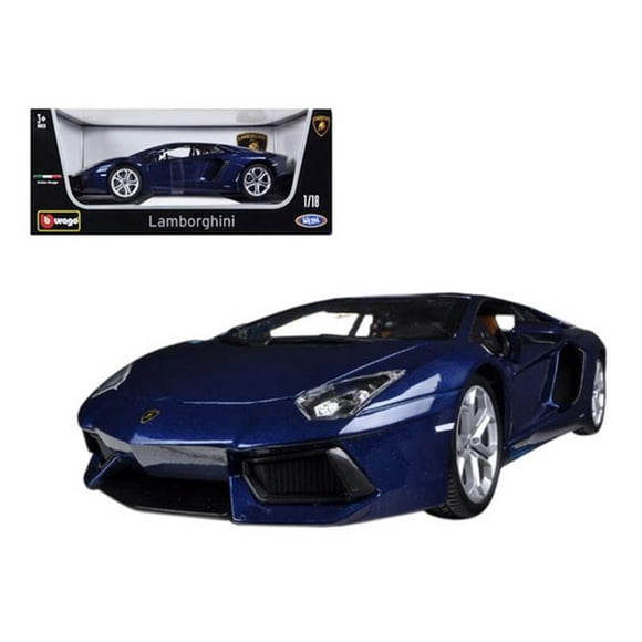 Bburago 11033bl 2012 Lamborghini Aventador LP700-4 Blue 1-18 Diecast Car Model
