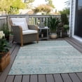 thumbnail image 3 of Dalyn Rugs Machine Washable Indoor/Outdoor Chantille Teal 2'6" x 3'10" Rug, 3 of 9