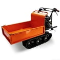 thumbnail image 5 of 660 Lbs Capacity Track Barrow, Convertible Sides, Steel Electric Wheelbarrow, Gas Powered Dumper Garden Cart, 3F+1R Gearbox, Briggs & Stratton CR950, 208cc 6.5HP, 5 of 11