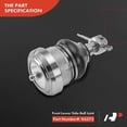 thumbnail image 5 of A-Premium 2Pcs Front Lower Ball Joint Kit Compatible with Chevy Chevette 1976-1987 & Buick Opel 1976-1979 & Pontiac Acadian 1976-1987, Fiero 1984-1987, T1000 1981-1987, Replaces# 10032527, 10032528, 5 of 8