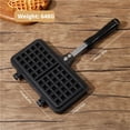 thumbnail image 2 of Non-stick Aluminum Waffle Mould Baking Pan for Family Breakfast Baking, 2 of 7