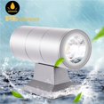 thumbnail image 4 of Injueey Lámpara de pared LED COB de 10W, candelabro de pared de cilindro arriba y abajo, resistente al agua, IP65, blanco cálido, CA 85-265V para Iluminación y accesorios No.8 Injueey HA025406-08, 4 of 6