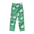 thumbnail image 2 of Vsdgher Sheep Zzz Print Mens Pajama Pants Sleep & Lounge Pants, PJ Bottoms With elastic waistb and Pockets, 2 of 5
