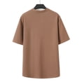 thumbnail image 5 of Men's Slim Fit Polo Shirts Short Sleeve Breathable Stand up Collar Button Down Golf Shirts Ribbed Knit Soft Cotton Tops Sizes S-2XL Khaki, 5 of 8