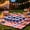 D, variant on Wooowa 24Pcs Independence Day Disposable Party Tableware Set Service for 24 Guests Ideal for 4th of July Decorations Patriotic Decor for Summer Holiday Memorial Day Party Supply