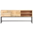 thumbnail image 2 of vidaXL Sideboard 145x30x60 cm Solid Mango Wood, 2 of 5