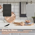 thumbnail image 5 of Uxcell Silicone Dish Drying Mat for Kitchen Counter, 18 x 16" Dish Drying Pad Heat Resistant Non-Slip for Kitchen Countertop Coffee Mat, Black, 5 of 7
