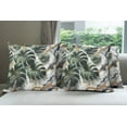 thumbnail image 5 of Ambesonne Monstera Throw Pillow Cover Pack of 4, Abstract Mid Century Boho, 4 Pcs-24" x 24", Dark Green Dimgray, 5 of 5