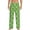 White, variant on Cartoon Frog And Lotus Leaf Print Pajama Pants for Men,Men’s Pajama Bottoms,Mens PJ Pants with Pockets & Button Fly-Medium
