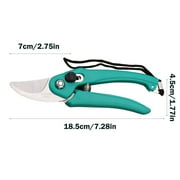 Bypass Pruning Shears Rust-Resistant Stainless Steel Shears Garden Pruners for Deadheading, Harvesting, Non-Slip Grips