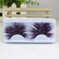 thumbnail image 3 of Lightweight False Eyelashes 1 Pair 3d Colorful Blue Feather Fake Eyelashes for Halloween Cosplay Party, 3 of 8