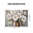 thumbnail image 2 of WYYP White Flowers Wooden Jigsaw Puzzle Challenging Difficult Wood Puzzles for Adults 500 PCS, 2 of 6
