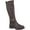 Brown, variant on Womens Aston Faux Leather Tall Knee-High Boots