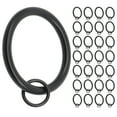 thumbnail image 3 of Meriville  1.5-Inch Inner Diameter Metal Curtain Rings with Eyelets Black - Set of 28, 3 of 5