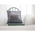 thumbnail image 5 of Light Elephant Throw Pillow with Removable Cover in Muted Gold on White 18x18, 5 of 5