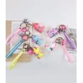 thumbnail image 2 of Chibi Rainbow Unicorn Rubber Keychain Charm, 2 of 2