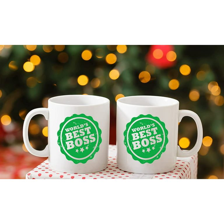 Boss Coffee Mug, Best Boss Gifts for Women Men Funny, Boss Appreciation  Gifts, Christmas Birthday Happy Boss Day Gifts Ideas, Office Boss Lady Mug