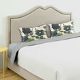 thumbnail image 3 of Yayeee Pillowcase Queen Size Set of 2 Satin Wrinkle Resistant Pillow Case, Navy Flower, 3 of 8