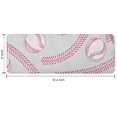 thumbnail image 7 of Gray Pink Baseball Stitches Pattern Kitchen Rug Mat,Kitchen Runner Rugs Non Skid Washable,Decorative Kitchen Floor Mats for Kitchen,Sink,Laundry,17"x47.2", 7 of 7