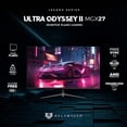 thumbnail image 3 of Monitor Gamer 27 BALAM RUSH ULTRA ODYSSEY II MGX27 1ms 165Hz FHD VA LED USB-C Negro BR-938297 negro, 3 of 6