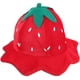 thumbnail image 4 of KAKOWELY Sombrero de fresa decorativo para Halloween, sombrero decorativo para fiesta de cosplay, sombrero de fresa para cosplay, sombrero de pescador de fresa, sombrero para disfraz de Halloween, 4 of 4