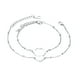 thumbnail image 1 of KAKOWELY 2 pulseras para enamorados con forma de corazón, regalo de San Valentín., 1 of 4