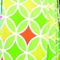 thumbnail image 2 of The Ribbon People Green and Yellow Retro Psychedelic Print Wired Craft Ribbon 1.5" x 40 Yards, 2 of 2